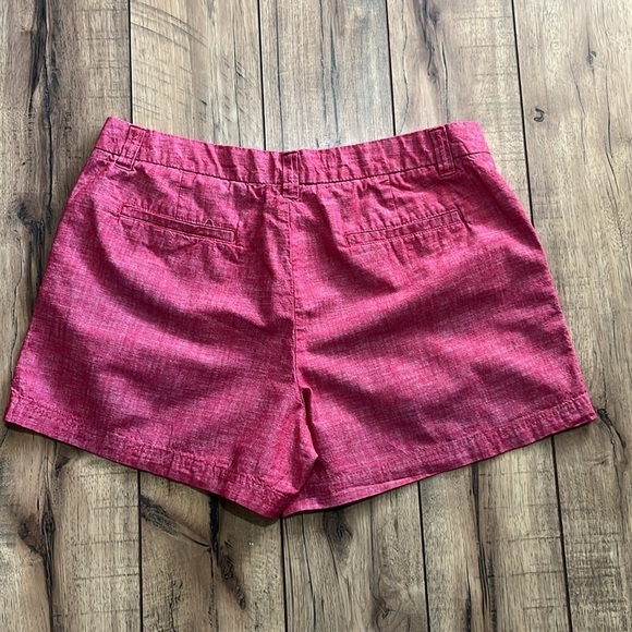 BCG Women's Red Casual Shorts 100% Cotton Pockets Size 12 Vacay Travel Cruise - Picture 8 of 9